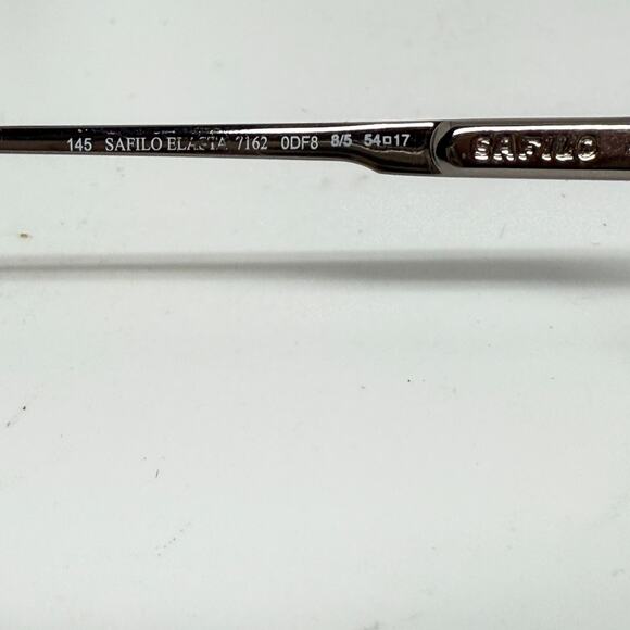 Safilo Elasta Eyeglasses Frame 7162 0DF8 Men Silver Rectangle 54-17-145 h19369 - Picture 5 of 8
